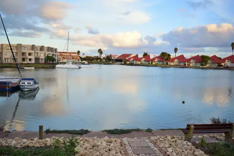 View across the Port Owen marina